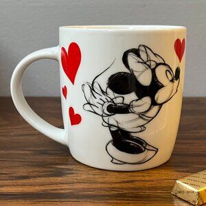 Zak Australia Disney Minnie Maus Sketch Kissing Mug
